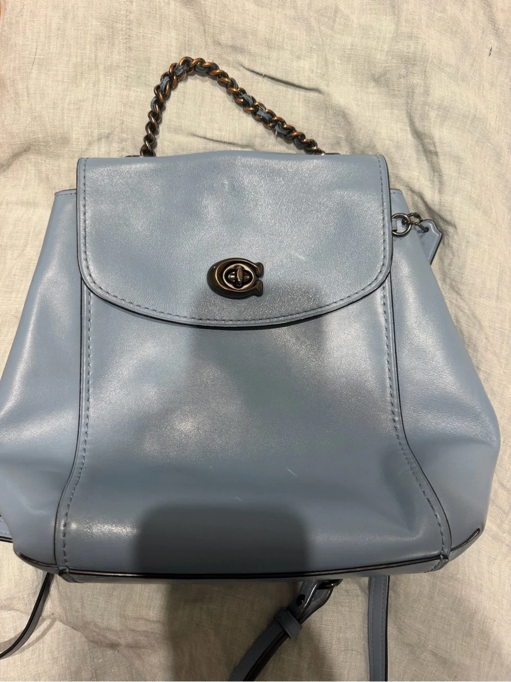 Coach Parker convertible leather backpack